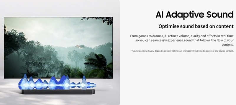 samsung hw-q990h công nghệ adaptive sound ai