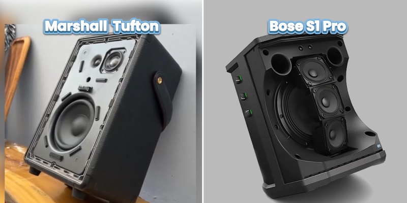 so sánh củ loa bose s1 pro vs marshall tufton