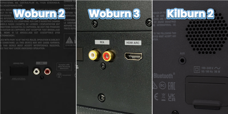 so sánh kết nối loa woburn vs kilburn