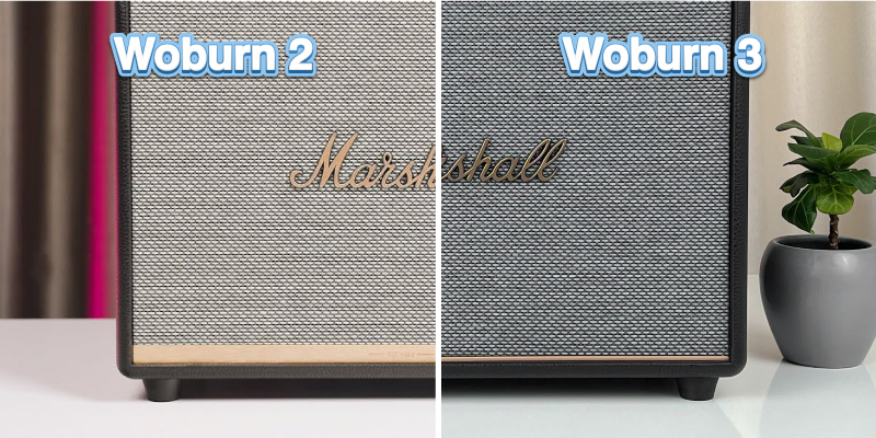 so sánh mặt trước của loa Woburn 2 và Woburn 3