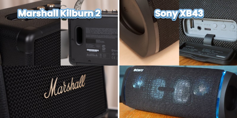 so sánh sony xb43 vs marshall kilburn 2