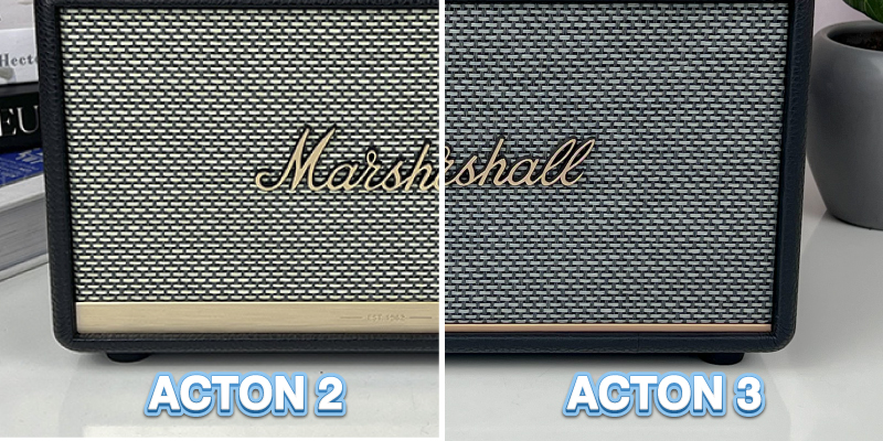 so sánh thiết kế loa acton 3 - acton 2