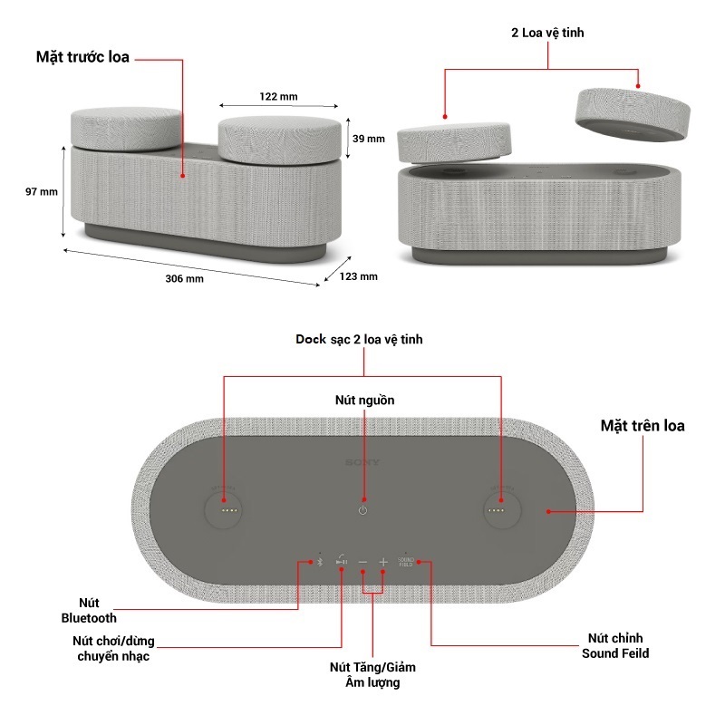 Loa Sony HT-AX7 chính hãng