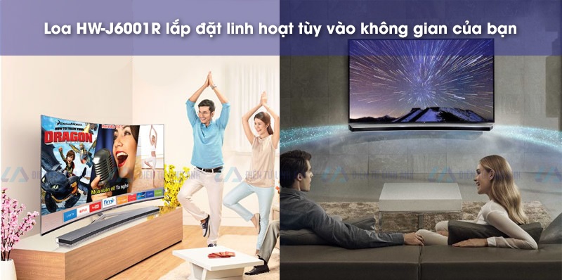 Samsung HW-J6001R lắp đặt