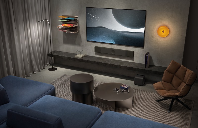 soundbar kef xio xem phim điện ảnh tuyệt vời
