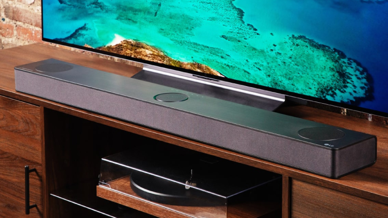 soundbar lg thiết kế đẹp mắt