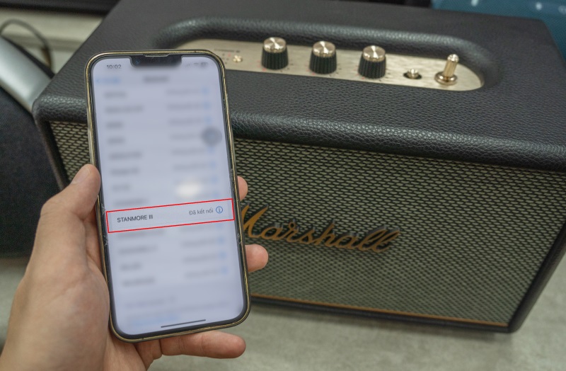 sửa loa marshall không kết nối bluetooth