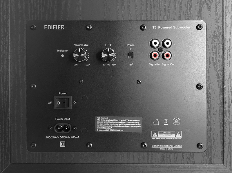 Loa Subwoofer Edifier T5 điều khiển