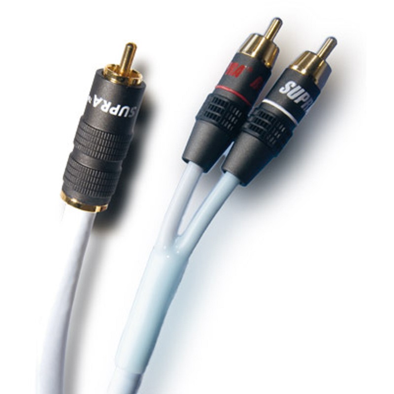 review dây Supra Y-Link 1RCA-2RCA Blue
