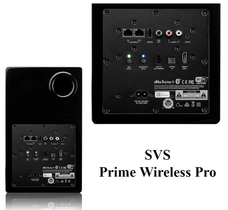 Loa SVS Prime Wireless Pro kết nối