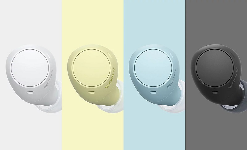 tai nghe bluetooth sony wf-C510 đa dạng màu sắc