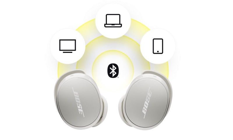 tai nghe bose quietcomfort earbuds gen 2 chuyển đổi thiết bị dễ dàng