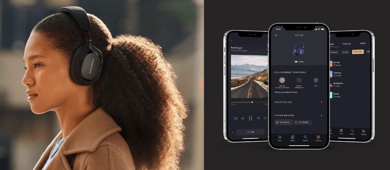 tai nghe bowers & wilkins px7 s3 kết nối