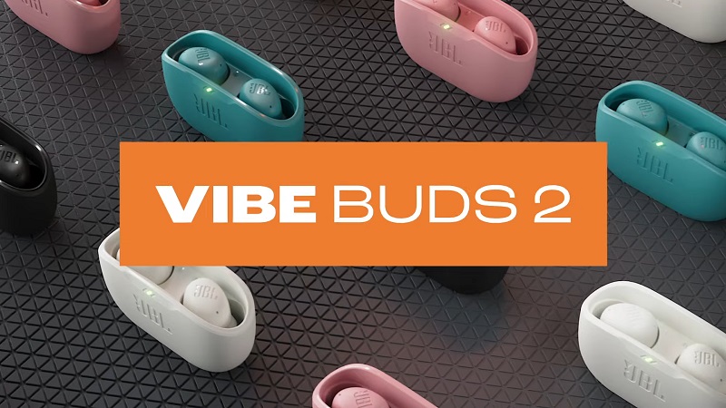 tai nghe jbl vibe buds 2 voi thiet ke nho gon da mau sac