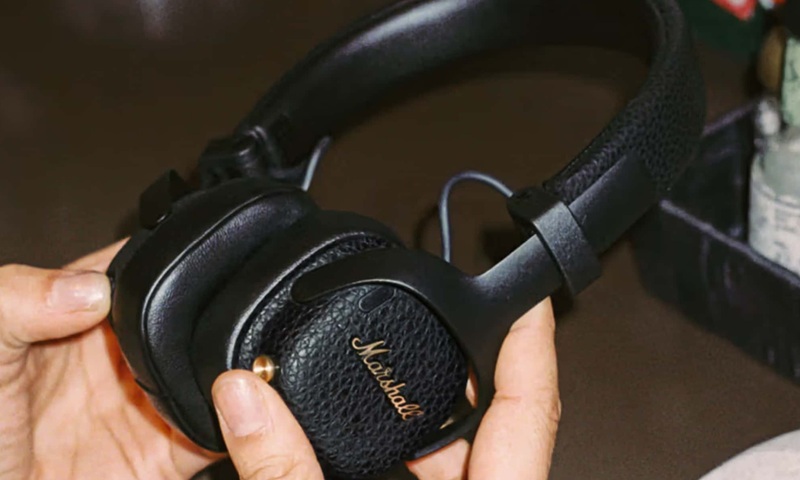 tai nghe on-ear marshall milton anc chất liệu hoàn thiện
