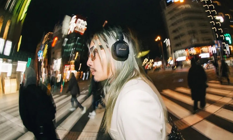 tai nghe on-ear marshall milton anc thời lượng pin sử dụng dài ngày