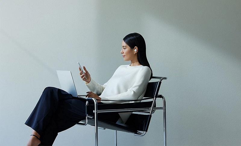 tai nghe sony wf-c710n kết nối