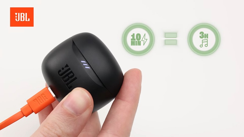 tai nghe jbl tune flex 2 với thời lượng pin dài