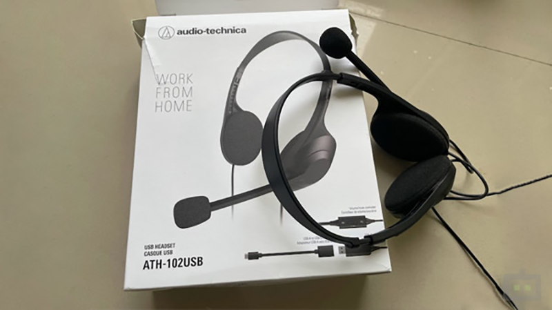 Tai nghe Audio Technica ATH-102 USB khử tiếng ồn tốt, âm thanh rõ nét