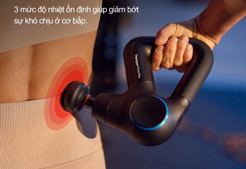 theragun prime plus máy massage chính hãng gồm 3 mức nhiệt ổn định