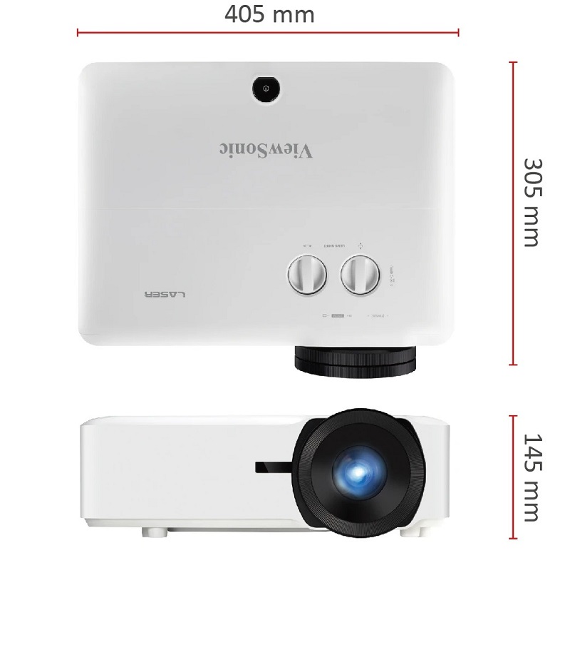 thiết kế của viewsonic ls921wu