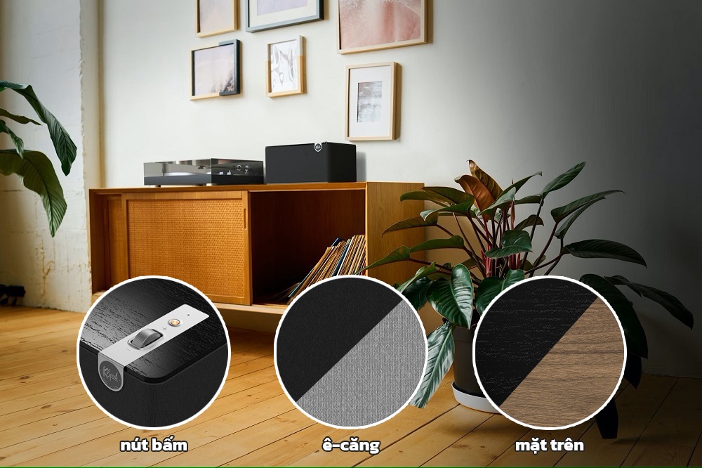 thiết kế loa klipsch the three plus