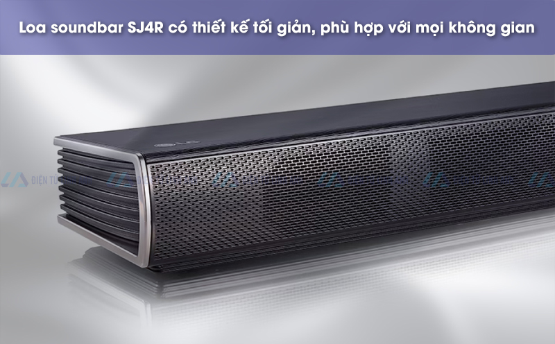 thiết kế loa soundbar LG SJ4R