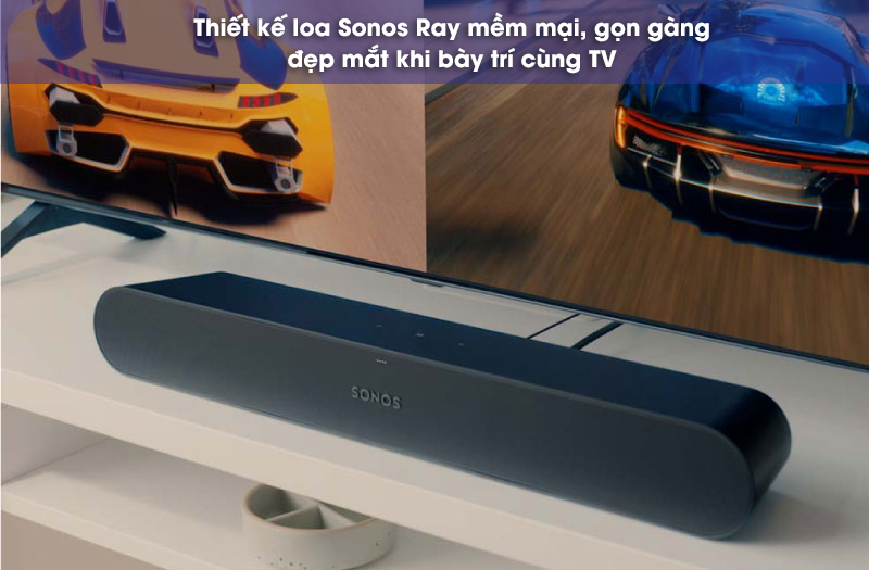 thiết kế loa soundbar sonos ray