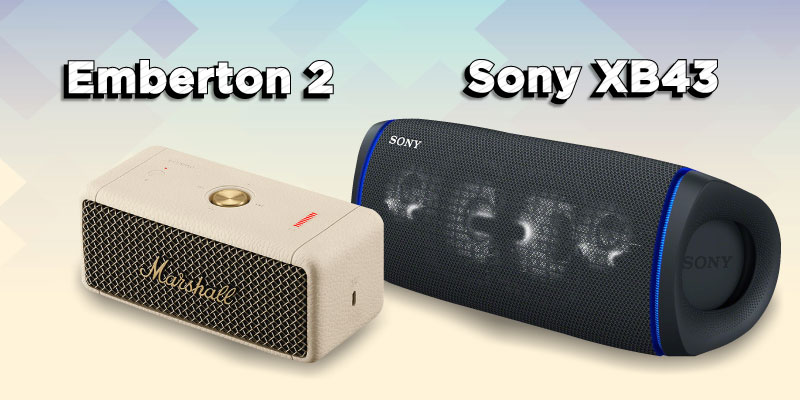 thiết kế loa xb43 vs emberton 2