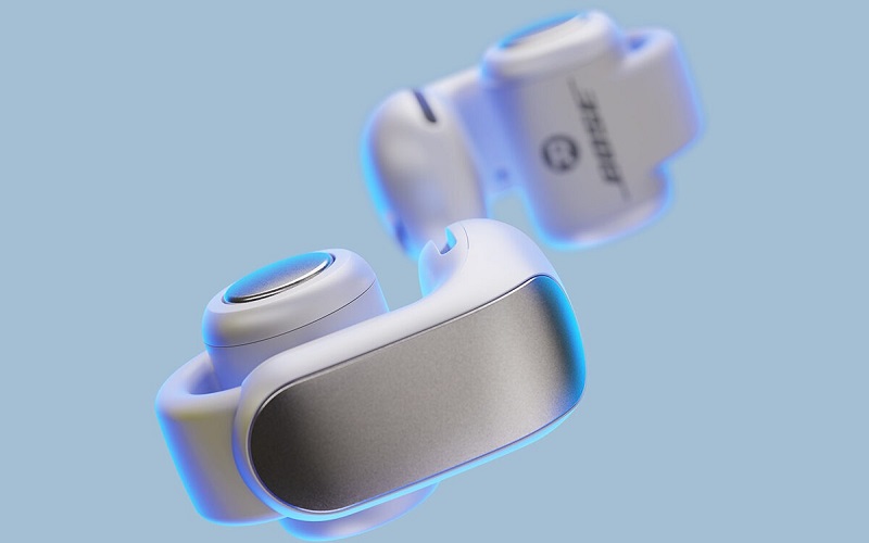thiết kế tai nghe không dây bose ultra open earbuds