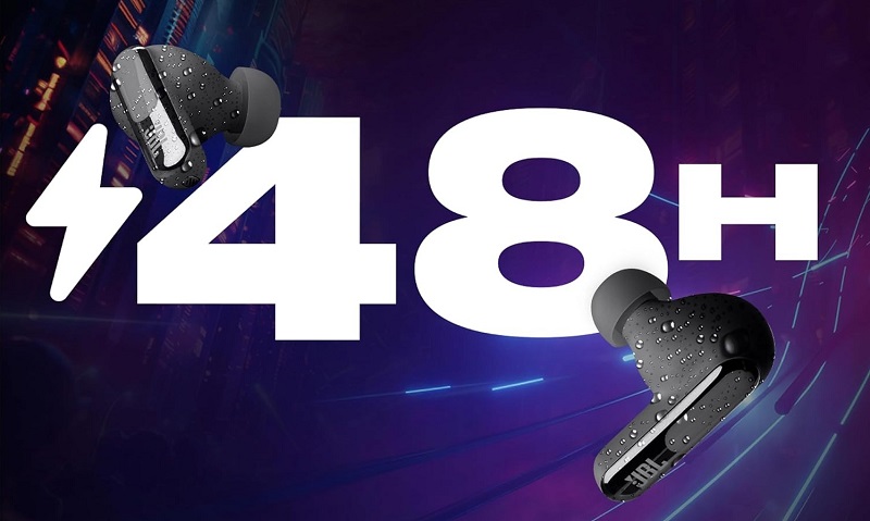 thời lượng pin tai nghe jbl live beam 3