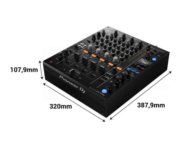 thông số kỹ thuật của mixer djm 750 mk2