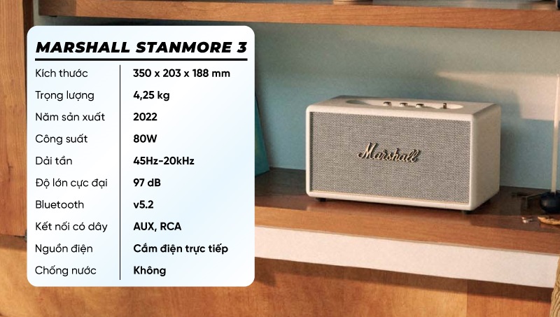 thông số stanmore 3