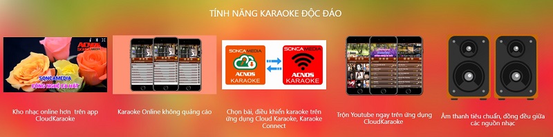tính năng cloundkaraoke