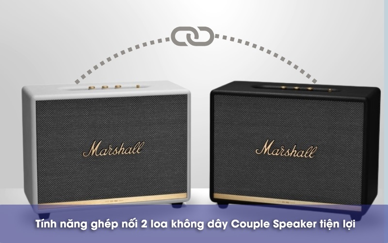 tính năng kết nối 2 loa woburn 2
