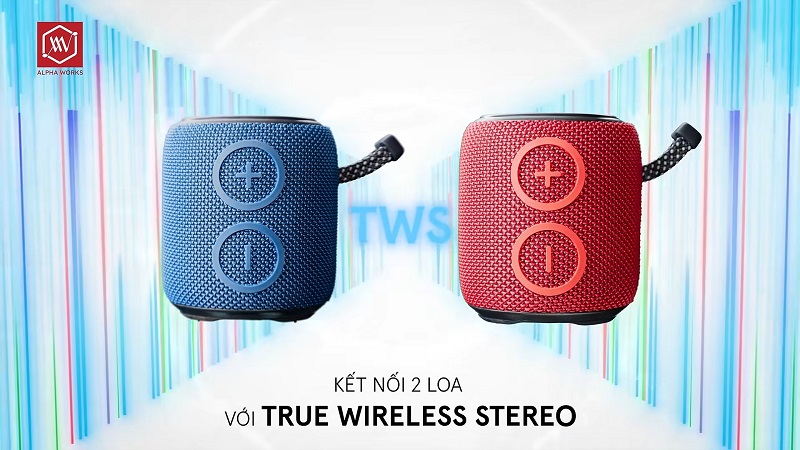tính năng kết nối true wireless stereo 2 loa aw ride