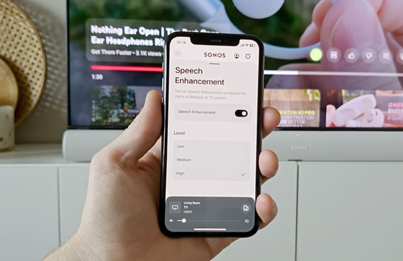 tính năng tăng cường giọng nói trên arc ultra + sub 4 + era 300