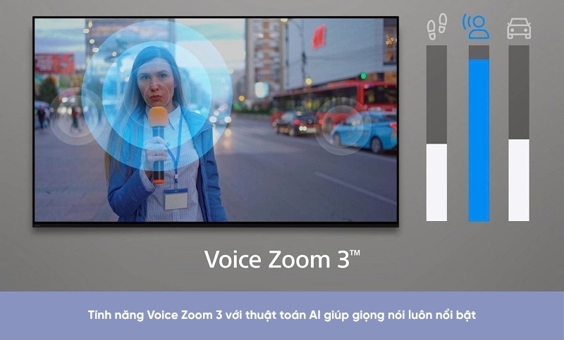 tính năng voice zoom 3 trên theatre trio