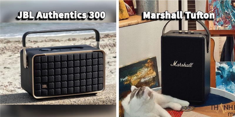 tỏng quan về jbl authentics 300 vs marshall tufton