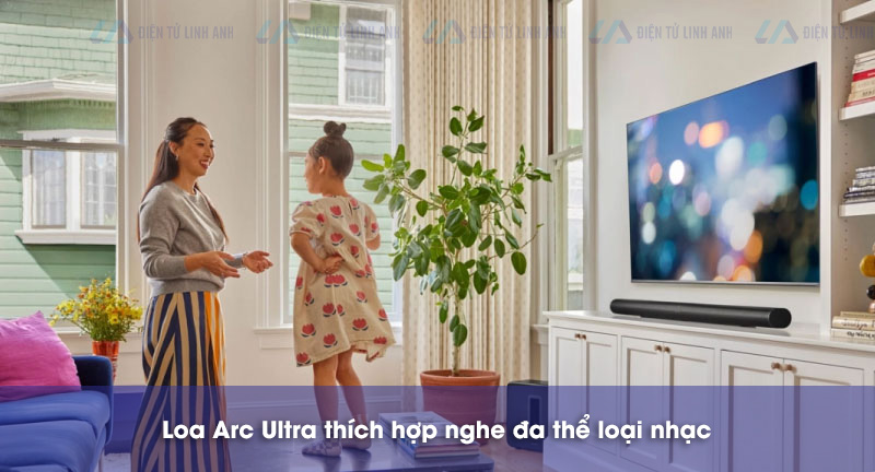 trải nghiệm nghe nhạc với arc ultra