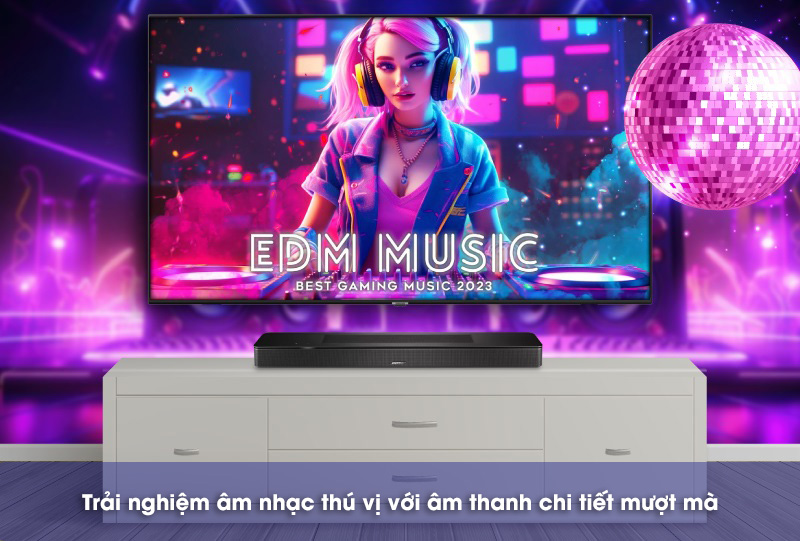 trải nghiệm nghe nhạc với bose smart soundbar