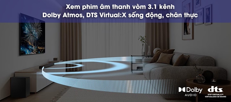 loa thanh samsung hw-b650d âm thanh mạnh mẽ