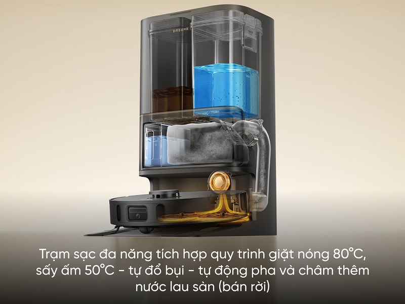 trạm sạc của robot hút bụi l10s ultra heat