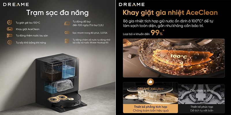 trạm sạc dreame x60 ultra
