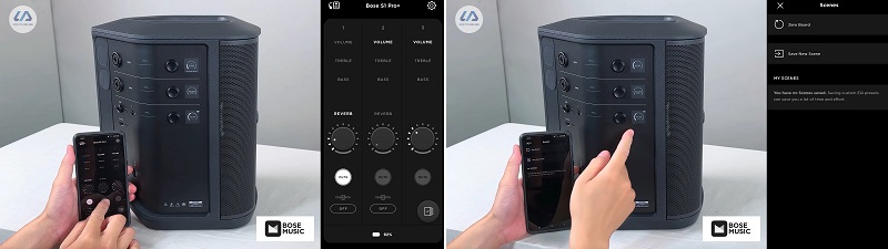 tùy chỉnh bose s1 pro + qua app