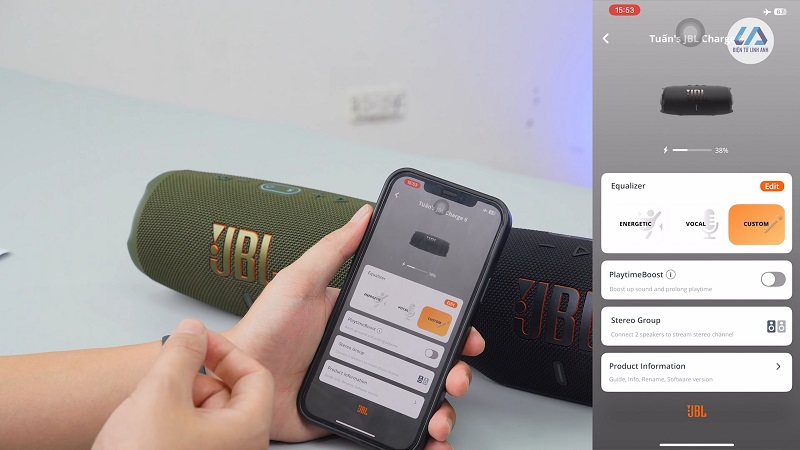ứng dụng điều khiển loa jbl charge 6
