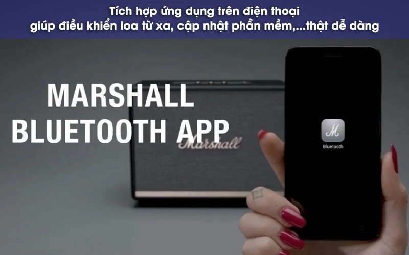ứng dụng marshall bluetooth trên loa woburn 2