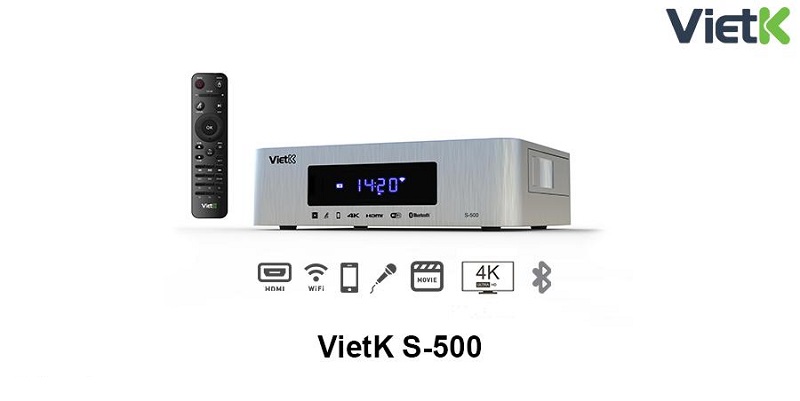 Đầu VietK S500 thiết kế