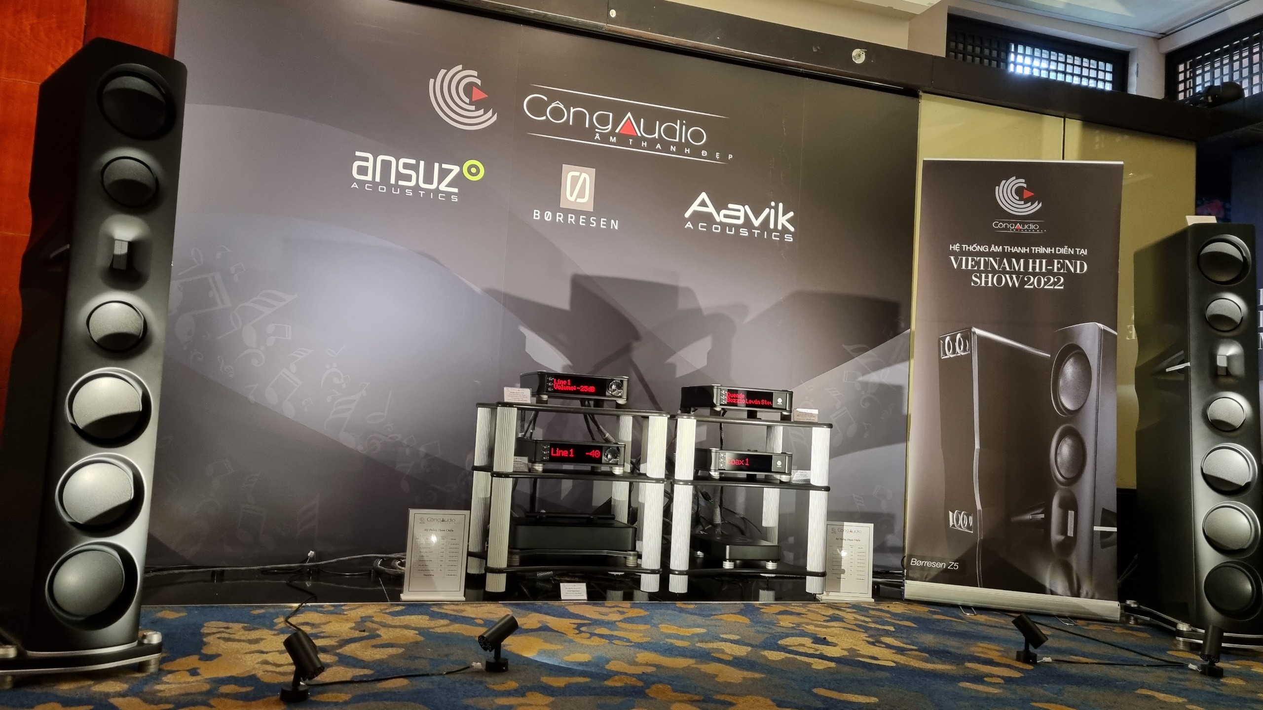 Hệ thống âm thanh của Công Audio tại Vietnam Hi-end Show 2022