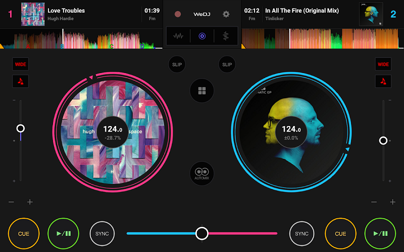 ứng dụng WeDJ